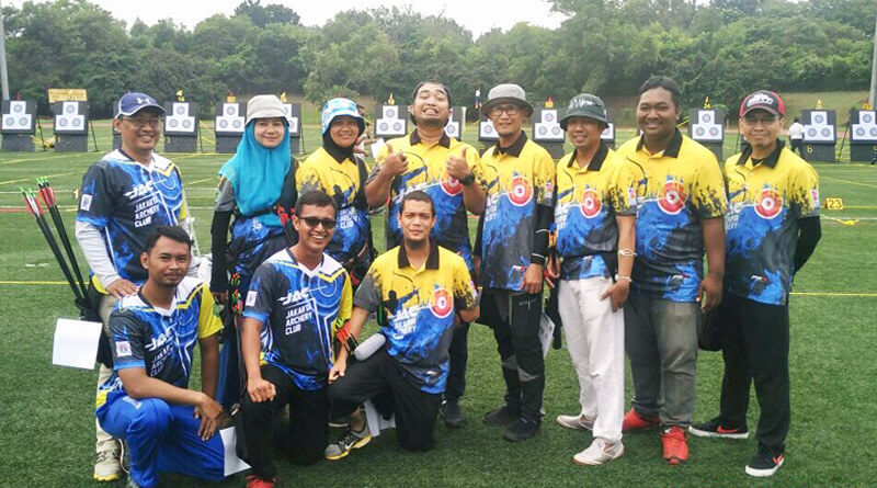 Anggota JAC dalam sesi latihan bersama sebelum mengikuti kompetisi